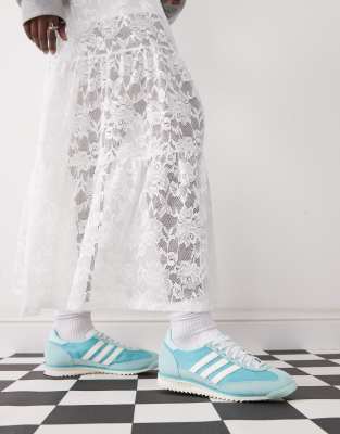 adidas Originals - SL 72 OG - Sneaker in Mintgrün und Weiß