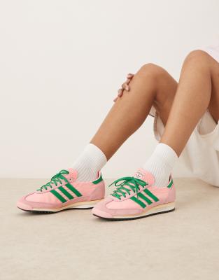 adidas Originals - SL 72 OG - Sneaker in Rosa und Grün