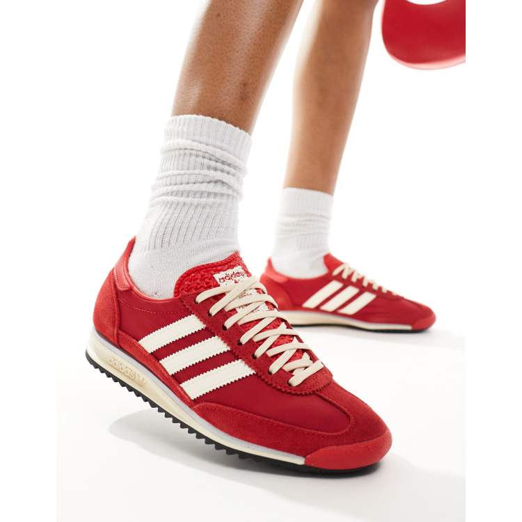 adidas Originals SL 72 OG Sneaker in Rot und Creme