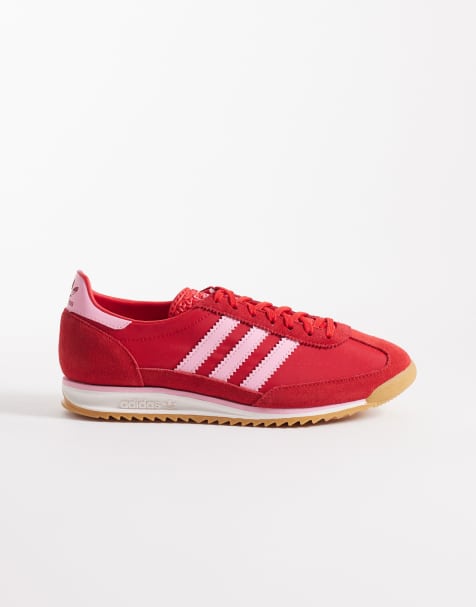 adidas Originals – SL 72 OG – Sneaker in Rot und Rosa - view 1