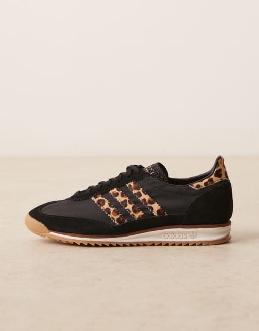 adidas Originals – SL 72 OG – Sneaker in Schwarz und Leopardenmuster, 2 von 5