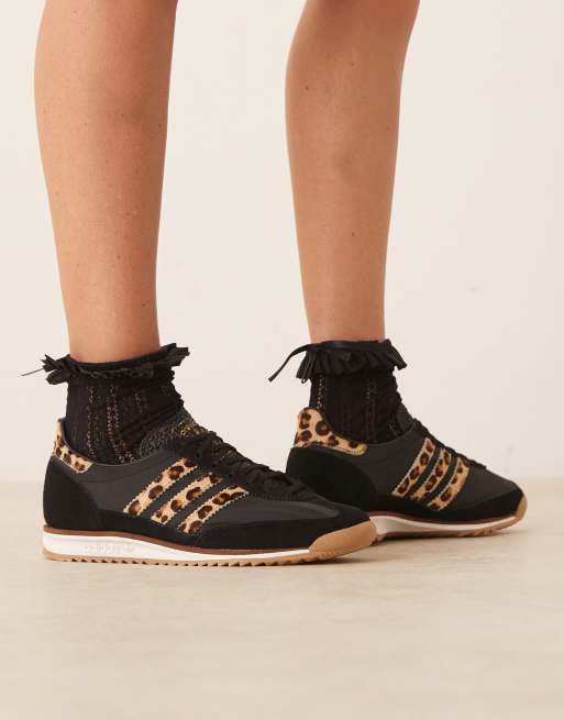 adidas Originals – SL 72 OG – Sneaker in Schwarz und Leopardenmuster, 5 von 5