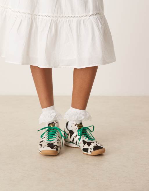 adidas Originals – SL 72 OG – Sneaker mit Dalmatinermuster und grünem Detail, 3 von 5