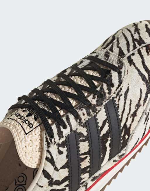 adidas Originals SL 72 OG Sneaker mit Zebra-Print, 3 von 4