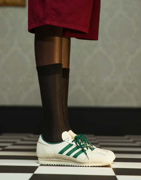 adidas Originals - SL 72 OG - Sneakers bianche e verdi - view 1