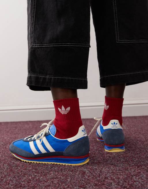 adidas Originals SL 72 OG trainers in blue and white