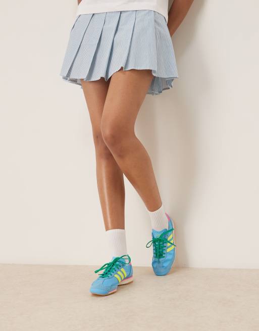 adidas Originals SL 72 OG sneakers in bright blue and yellow