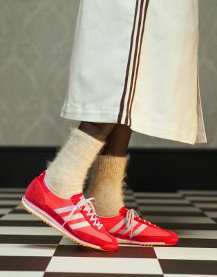 adidas Originals SL 72 OG sneakers in red and pink