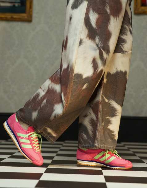 adidas Originals - SL 72 OG - Sneakers in roze en groen - view 1