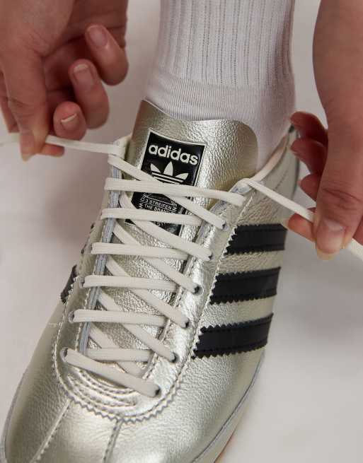 adidas Originals SL 72 OG sneakers in silver and black