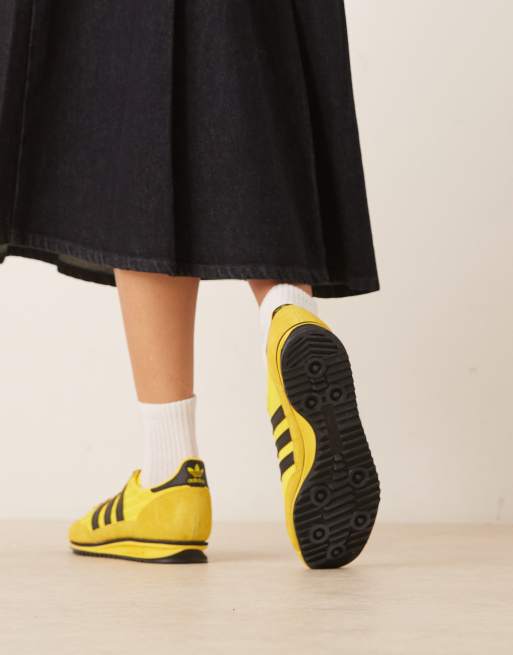 adidas Originals SL 72 OG sneakers in yellow and black jersey