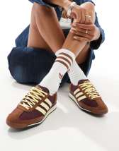 PUMA Speedcat Wine Club sneakers in brown and light pink