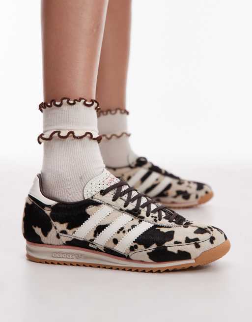 adidas Originals SL 72 OG sneakers in cow print - exclusive to ASOS