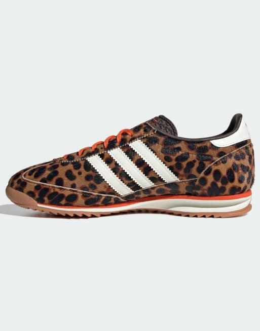 adidas Originals SL 72 OG trainers in leopard print