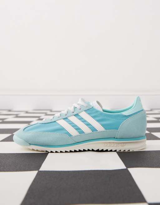 adidas Originals SL 72 OG trainers in mint and white ASOS