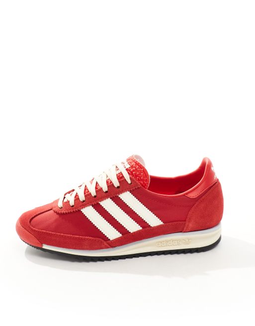 adidas Originals SL 72 OG sneakers in red and cream 