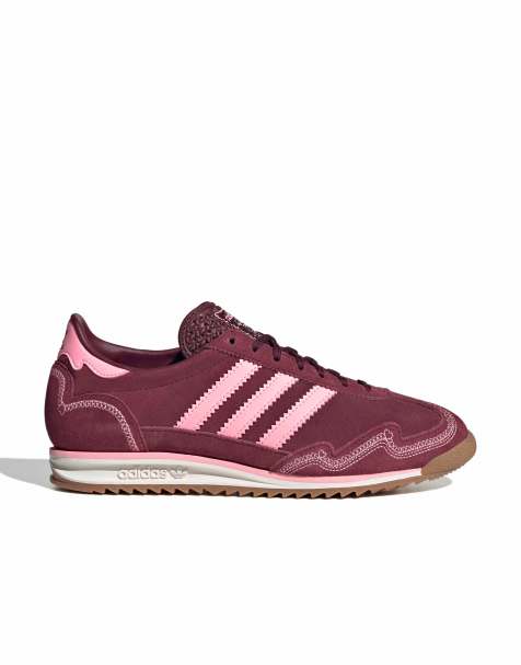 adidas Originals SL 72 OG Valentine sneakers in burgundy and pink - view 1