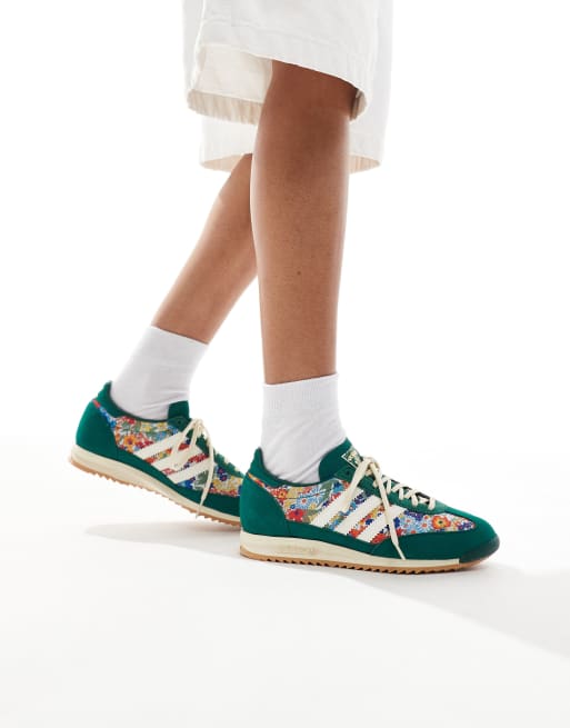 adidas Originals – Sl 72 OG x Liberty London – Blommiga sneakers