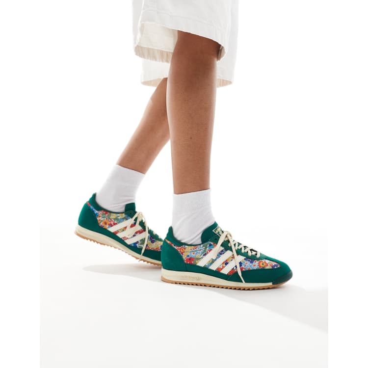 【ADIDAS】Originals × Liberty London SL 72 OG Shoes adidas SL 72 OG X Liberty London Shoes - White | Free