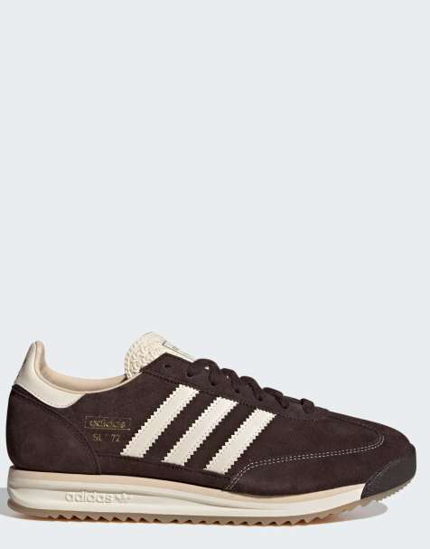 adidas Originals – SL 72 RS – Bruna och gräddvita sneakers - view 1