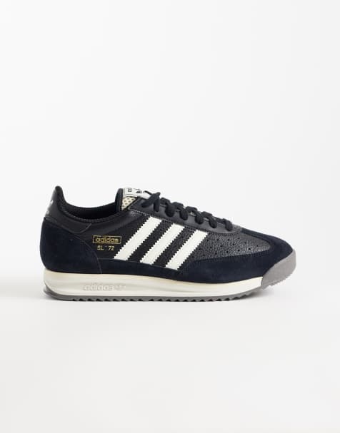 adidas Originals - SL 72 RS - Olivengrønne og råhvide sneakers - view 1