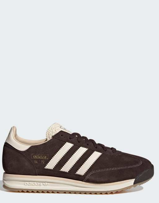 adidas Originals - SL 72 RS - Schoenen in bruin en roomwit