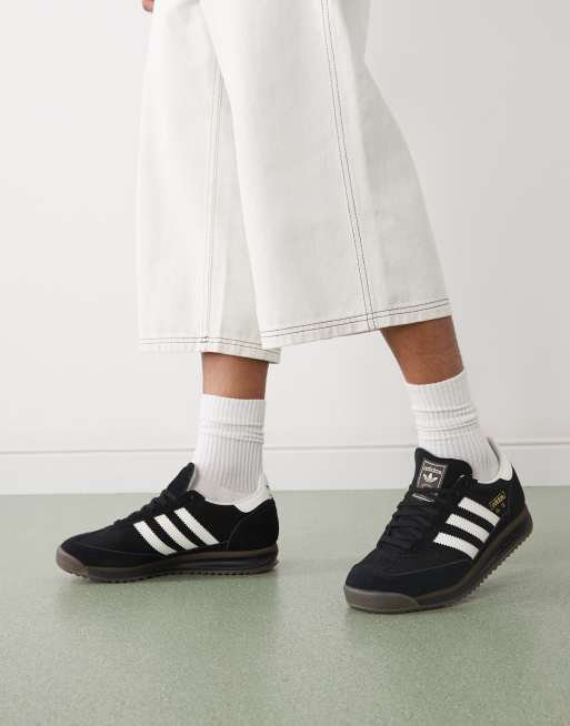 adidas Originals Sl 72 rs shoes in core black / off white / cargo | ASOS