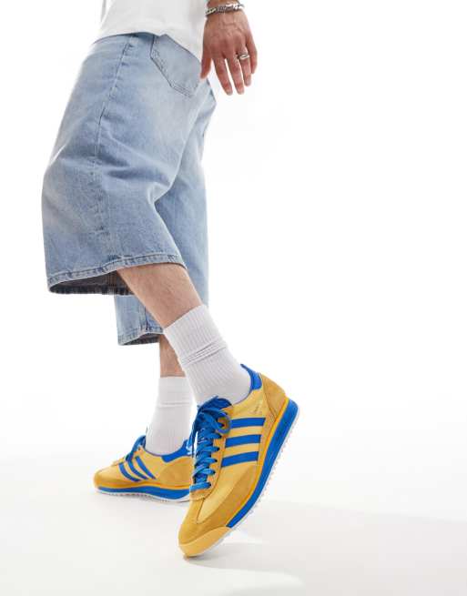 adidas Originals SL 72 RS Sneakers gialle e blu ASOS