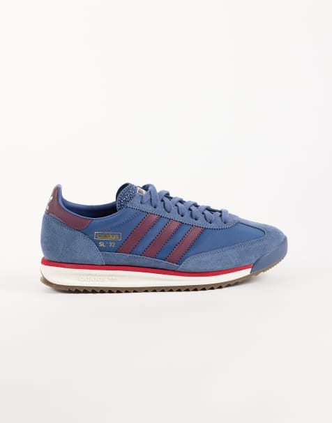 adidas Originals SL 72 RS sneakers in blue and maroon - view 1