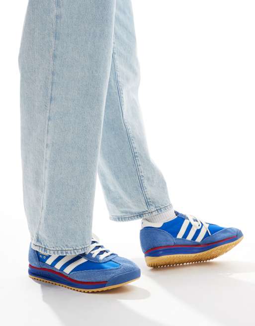 adidas Originals SL 72 RS sneakers in blue and white