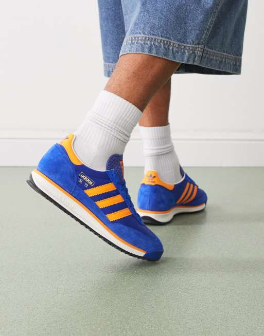 adidas Originals Sl 72 RS sneakers in navy and orange 