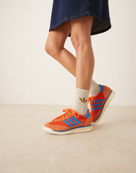 adidas Originals SL 72 RS sneakers in orange and blue - view 1