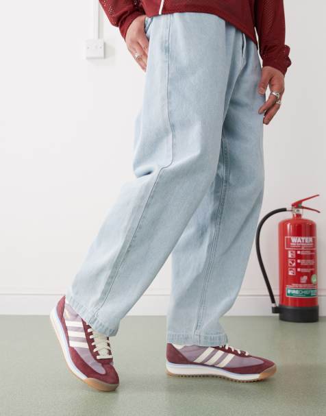 adidas Originals SL 72 RS sneakers in purple and white - view 1