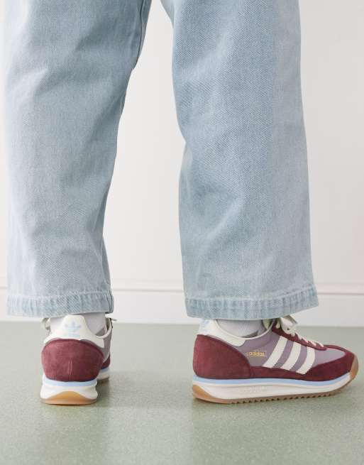 adidas Originals SL 72 RS sneakers in purple and white | ASOS