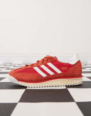 adidas Originals SL 72 RS sneakers in red and white