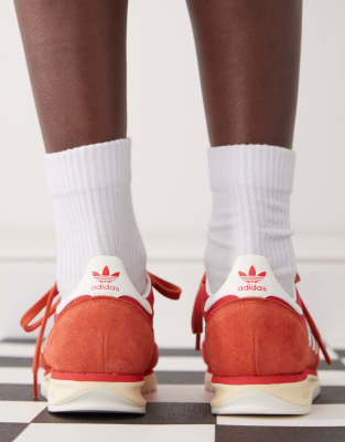 adidas Originals SL 72 RS sneakers in red and white