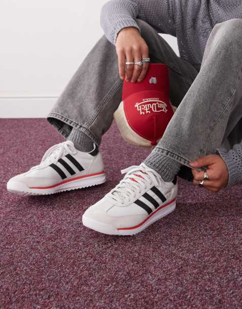 adidas Originals SL 72 RS sneakers in white and black - view 1