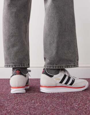 adidas Originals SL 72 RS sneakers in white and black