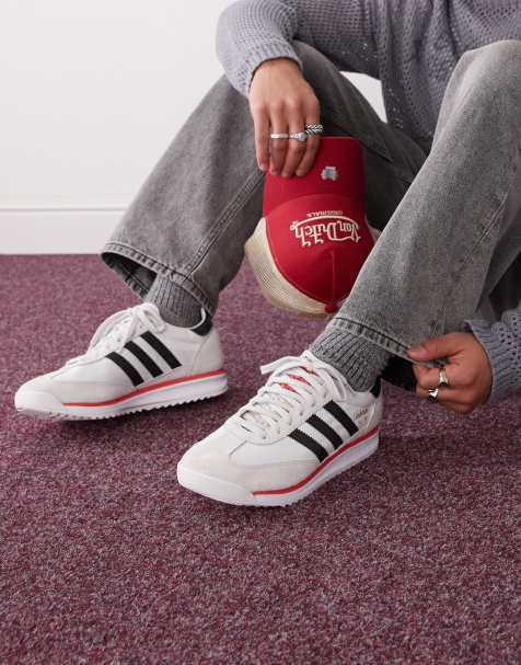 adidas Originals SL 72 RS sneakers in white and black - view 1