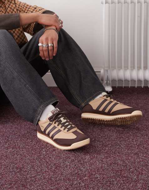 adidas Originals SL 72 RS trainers in light brown - view 1