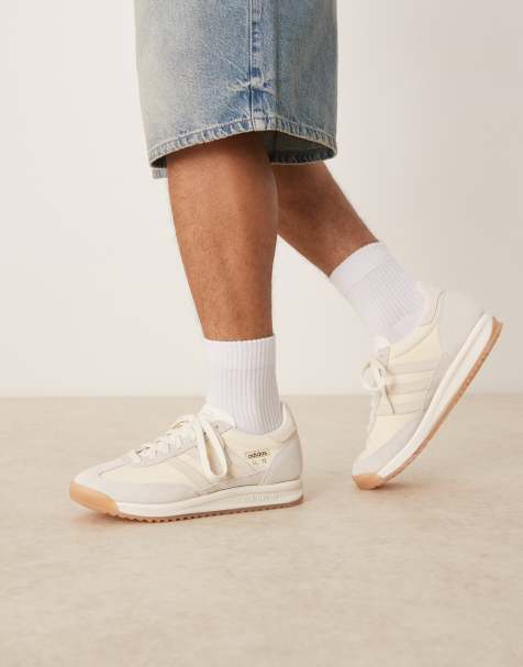 adidas Originals SL 72 RS trainers in white and cream - view 1