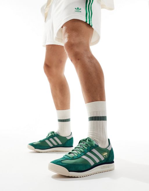 adidas Originals – SL 72 RS – Zielone buty sportowe
