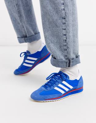 Propuesta Sotavento Dispersión adidas Originals SL 72 sneakers in blue | ASOS