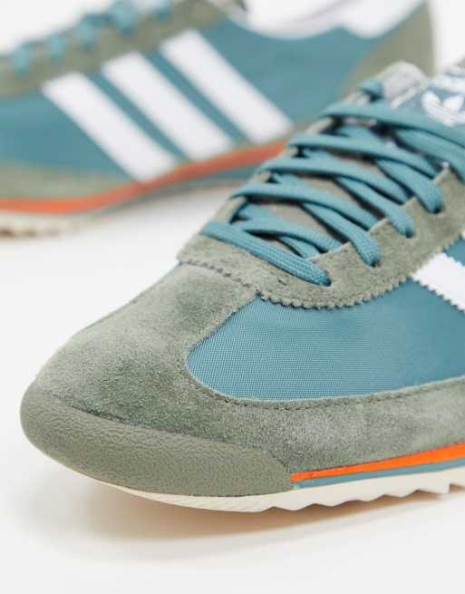 adidas Originals SL 72 sneakers in green