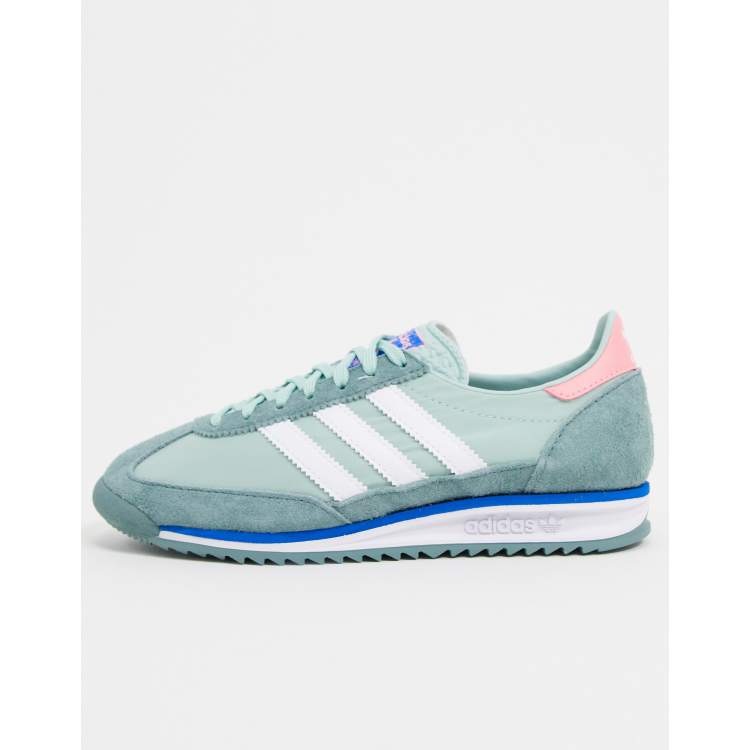 teatro dueño intercambiar adidas Originals SL 72 sneakers in green | ASOS