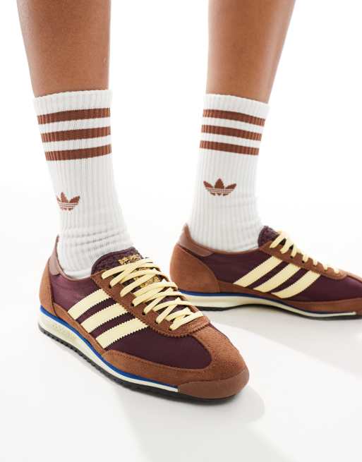 adidas Originals SL 72 Sneakers marroni e gialle