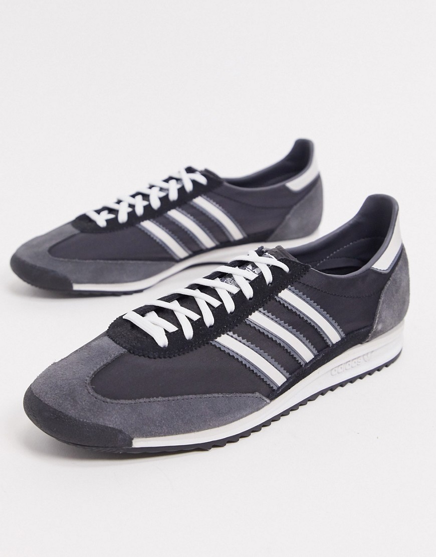 Adidas Originals SL 72 trainers in black-Grey