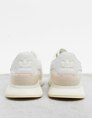adidas originals sl andridge fashion trainers in white and pink