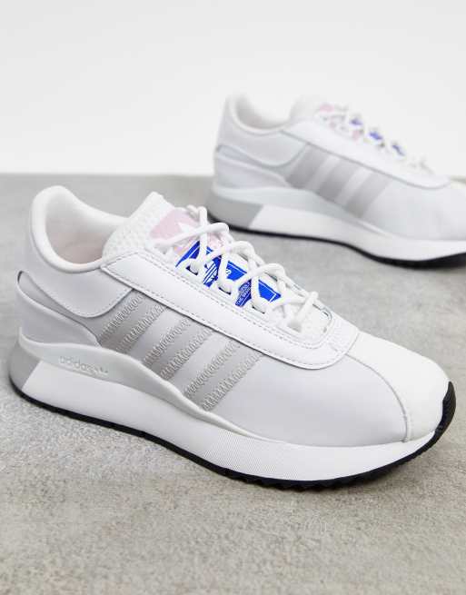 adidas Originals SL Andridge sneakers in triple white