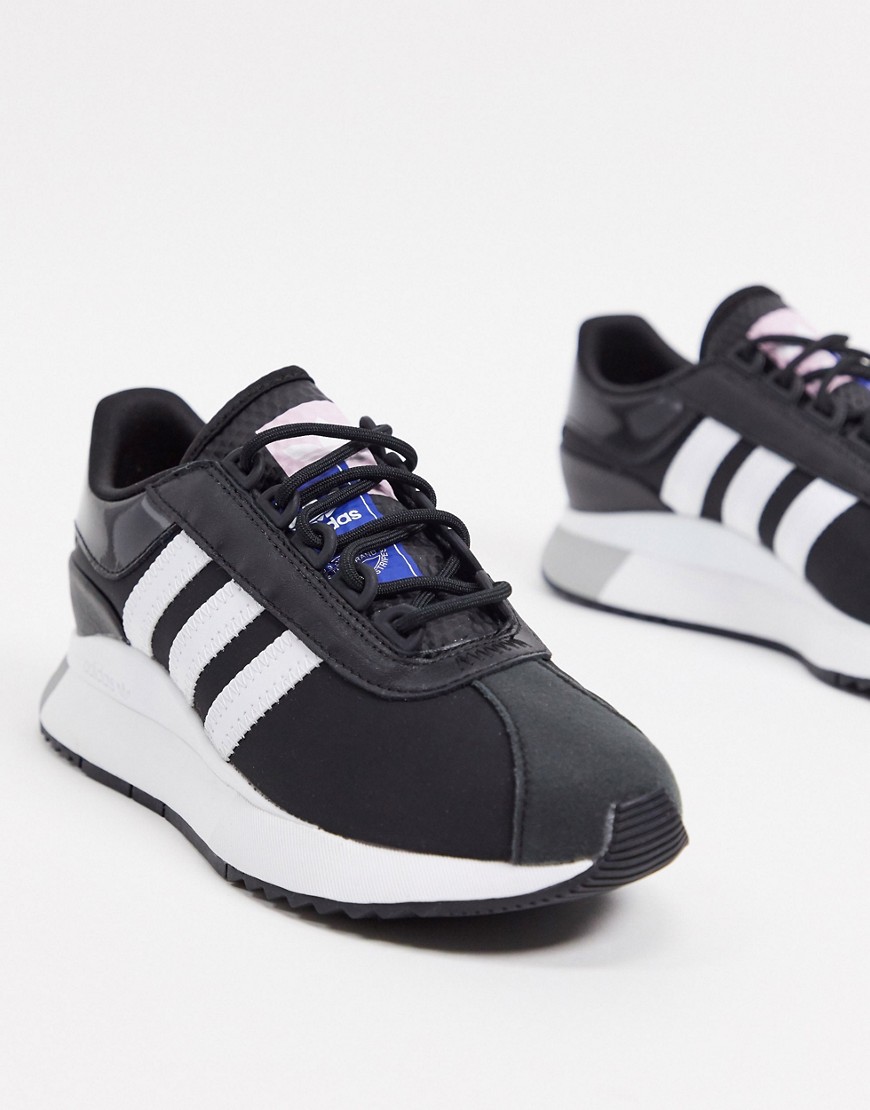 Adidas Originals – SL Andridge – Svarta och vita sneakers
